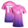 Officiële Voetbalshirt Duitsland Muller 13 Uit EK 2024 - Dames